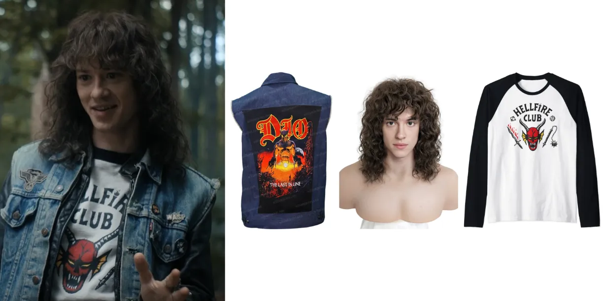  Disguise Eddie, Official Adult Stranger Things