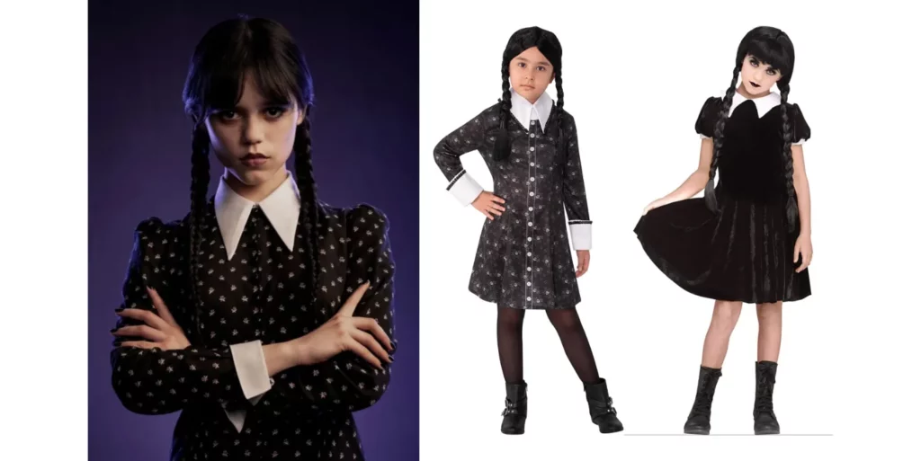 Wednesday Addams Addams Family Kid's Costume 