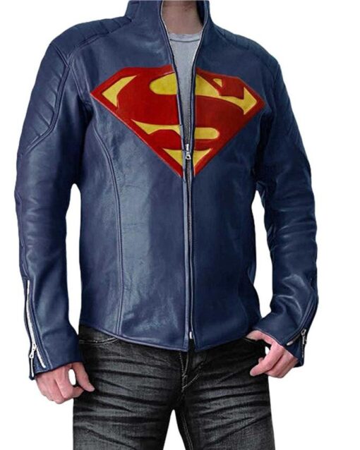 Man Of Steel Superman Leather Jacket