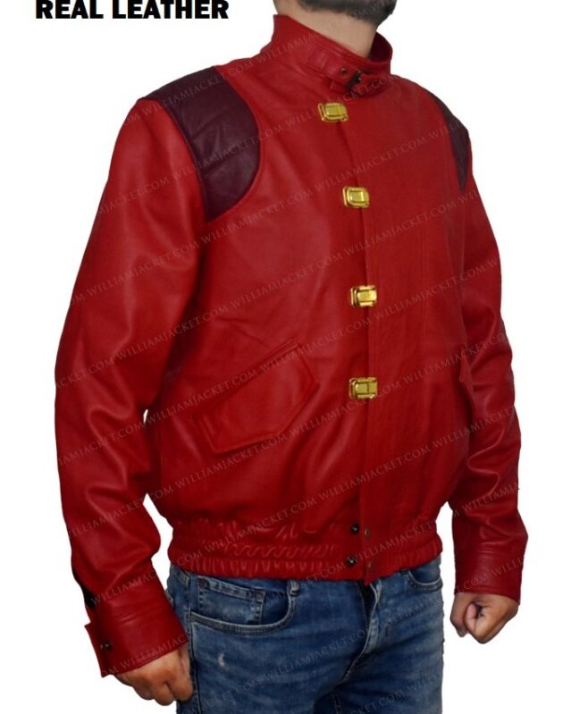 Akira Kaneda Red Leather Jacket | Free Shipping