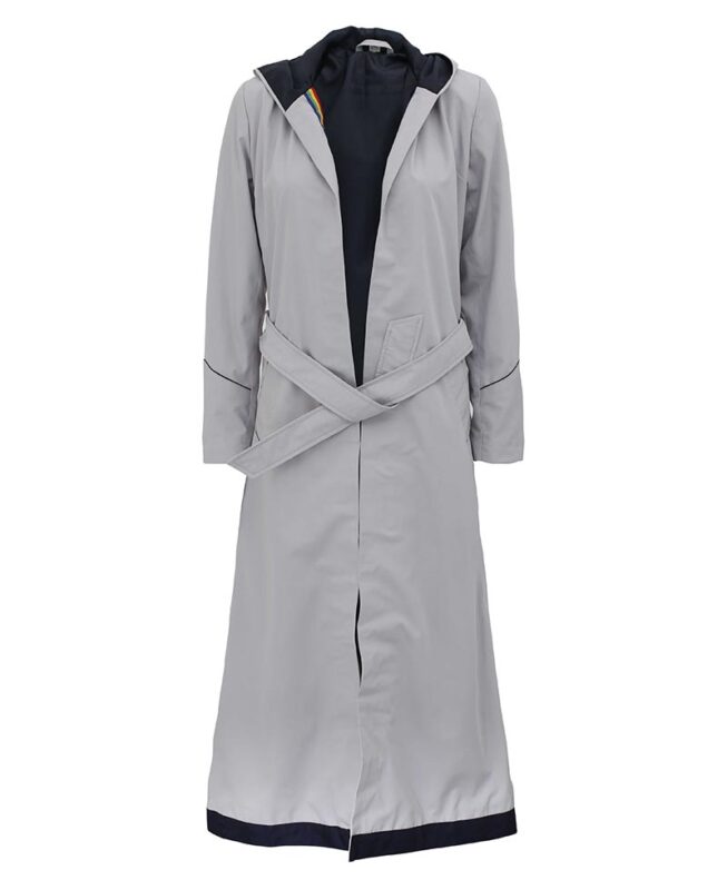 Jodie Whittaker Doctor Who Cotton Grey Trench Coat | William Jacket