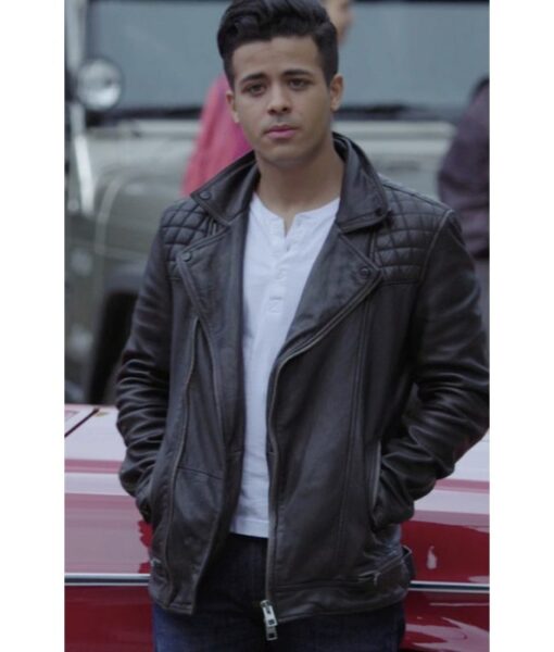 Tony Padilla 13 Reasons Why Quilted Biker Leather Jacket