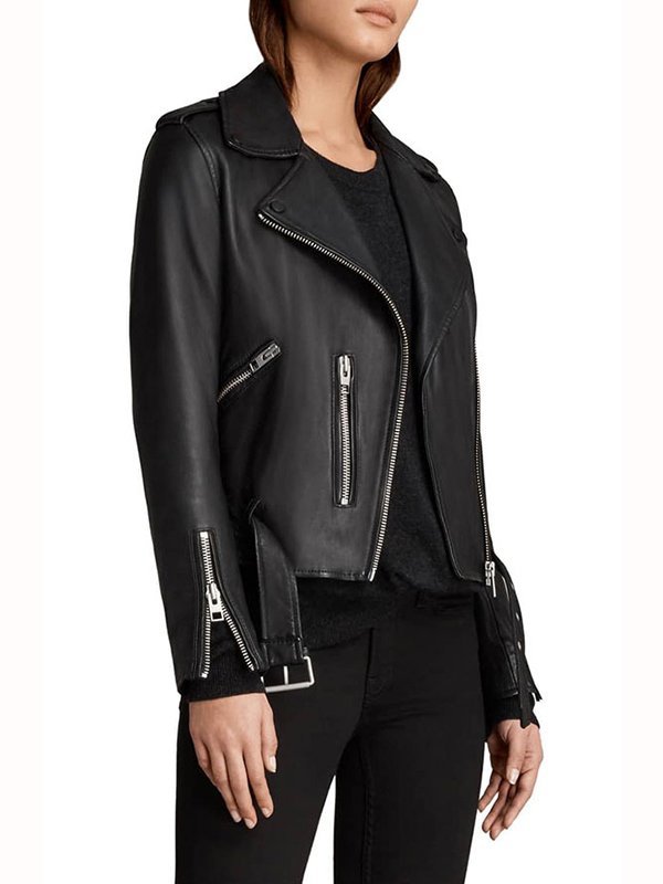 The Perfectionist Caitlin Lewis Black Leather Jacket | William Jacket