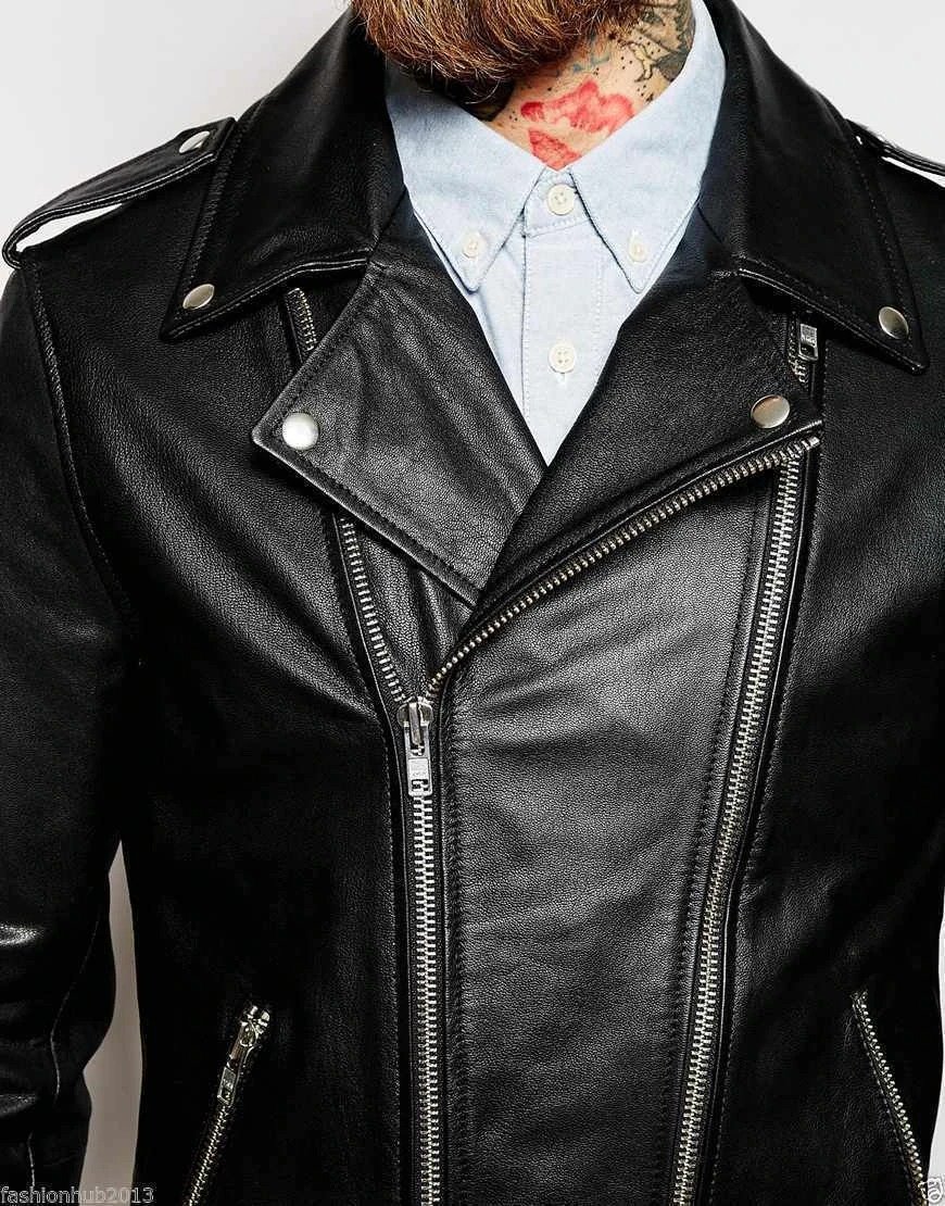 Rodey Leather Biker Jacket - 42% OFF | William Jacket