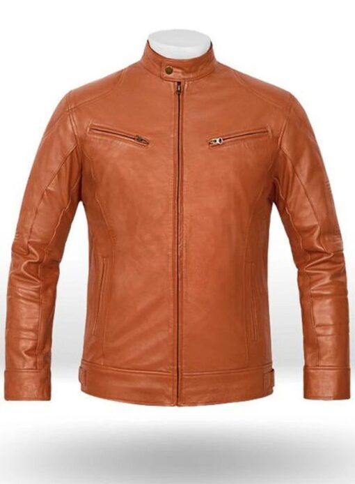 Brown Terrain Real Leather Jacket