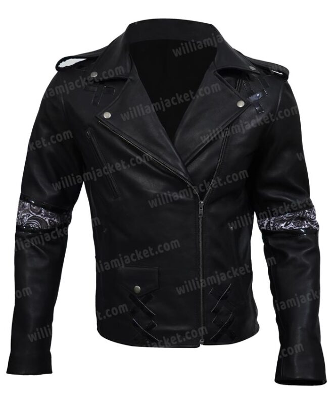 Instant Crush Daft Punk Black Shark Leather Jacket