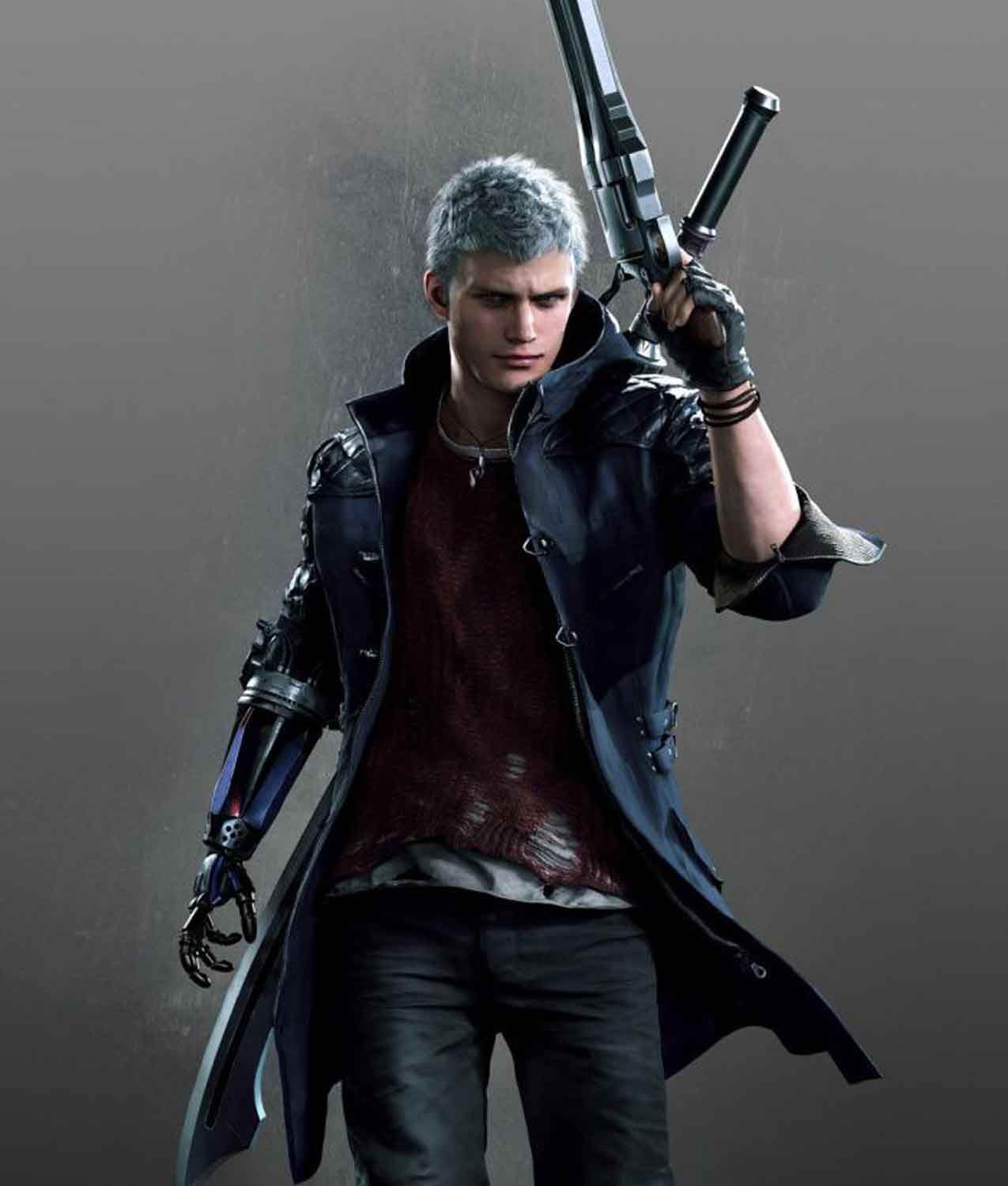 Video Game Devil May Cry 5 Nero Coat with Hoodie - Films Jackets