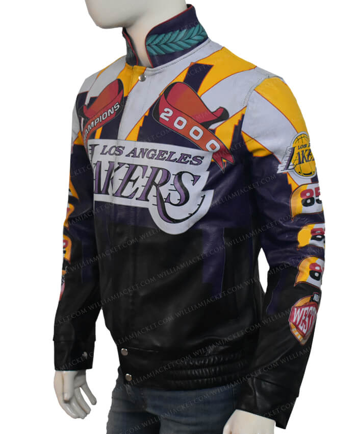 Los Angeles 2000 Lakers Championship Leather Jacket
