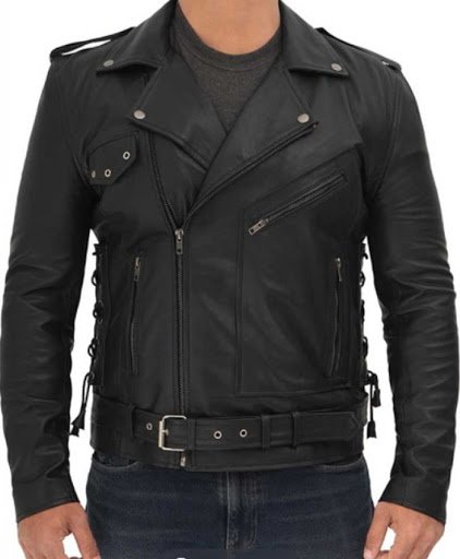 Lucas Asymmetrical Black Motorcycle Leather Jacket | William Jacket