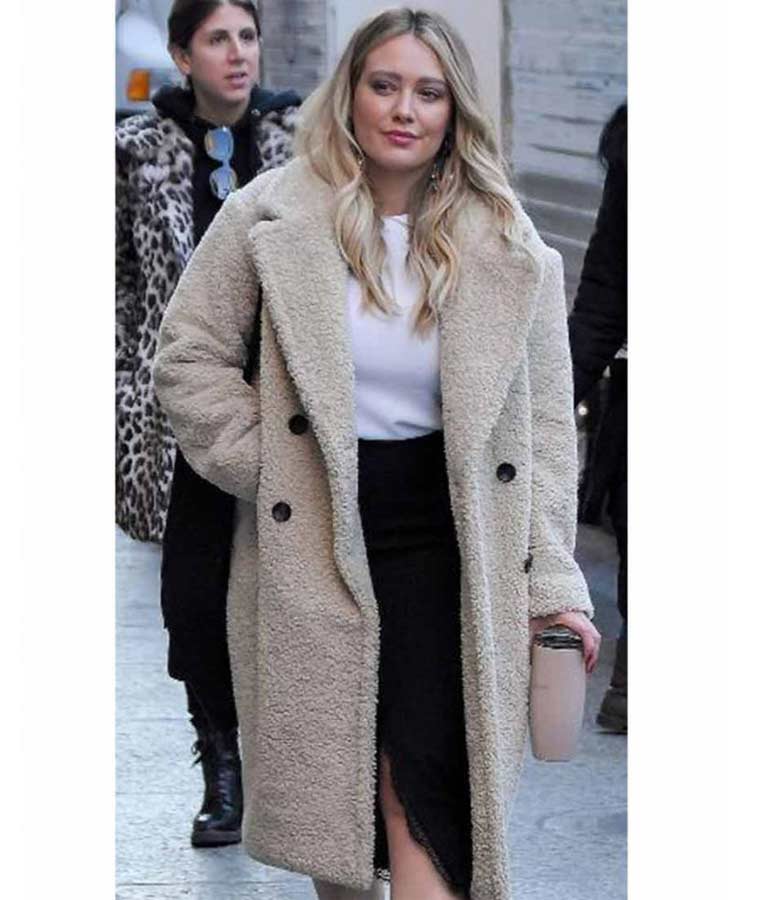 Hilary Duff Peters Kelsey Coat Jacket Younger William Sherpa 