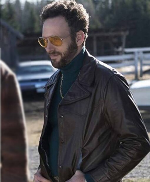 Ricky G Fargo Genuine Leather Jacket Side Image