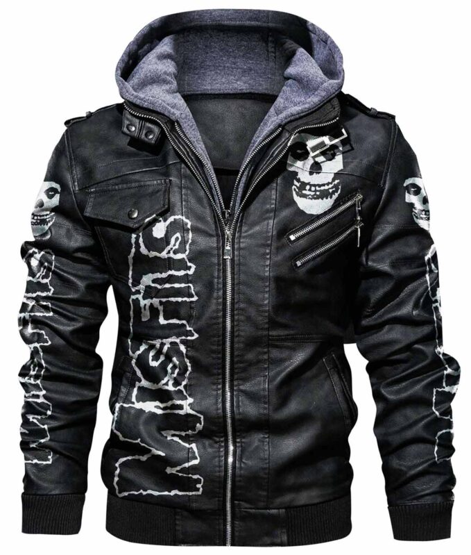 Misfits Black Hooded Jacket For Men | William Jacket