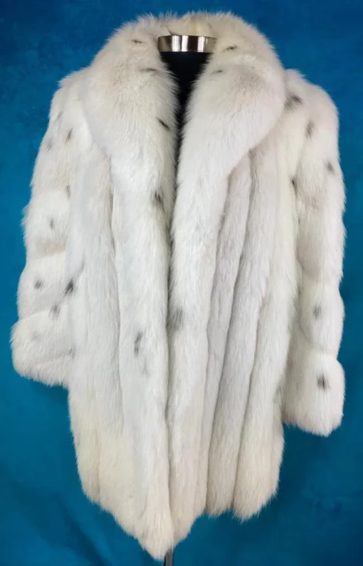 Women’s Fox Fur White Coat