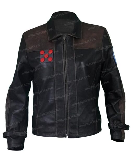 Hera Syndulla Star Wars Squadrons Leather Brown Jacket Front