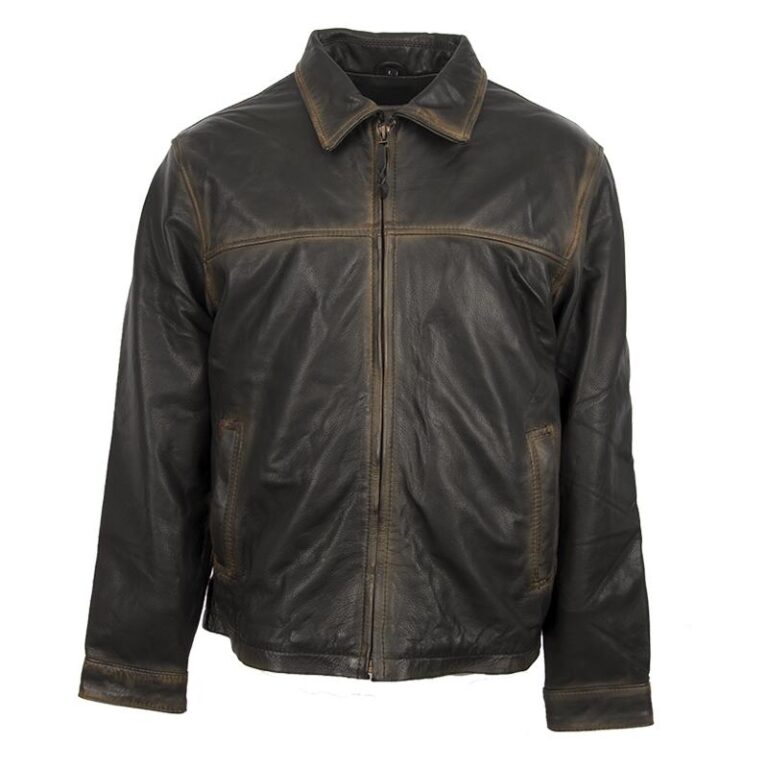 Yellowstone Cattle Thief Ranch Leather Jacket | William Jacket