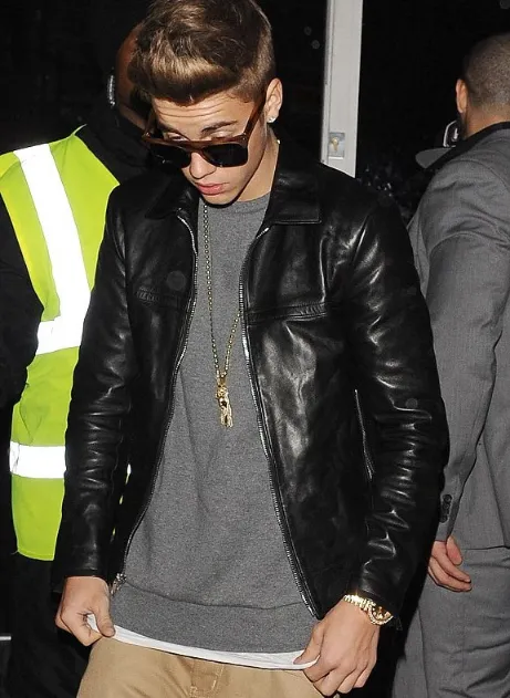 Justin Bieber Snake Leather Jacket