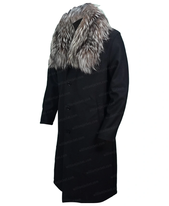 16.5 Black Fur Coat Hanger
