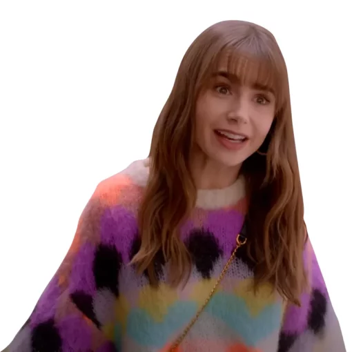 Emily in Paris S03 Emily Cooper Multicolor Sweater