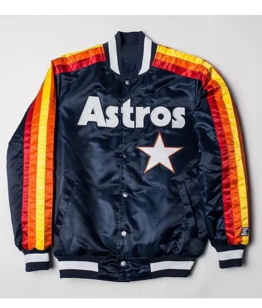 Retro Astros Jacket | Astros Rainbow Jacket 3XL / Female