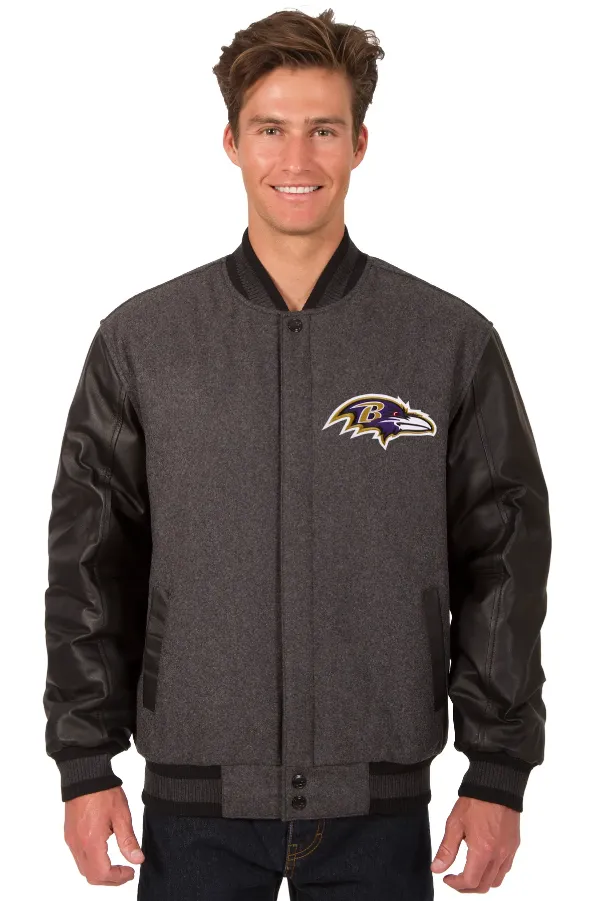 Beauregard Baltimore Ravens Wool Jacket - William Jacket
