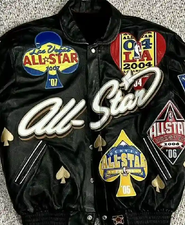 Jeff Hamilton NBA All Star Las Vegas Leather Jacket