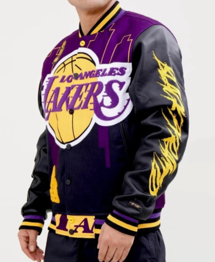 Kobe Bryant Los Angeles Lakers Basketball Varsity Wool Jacket Letterman  Bomber