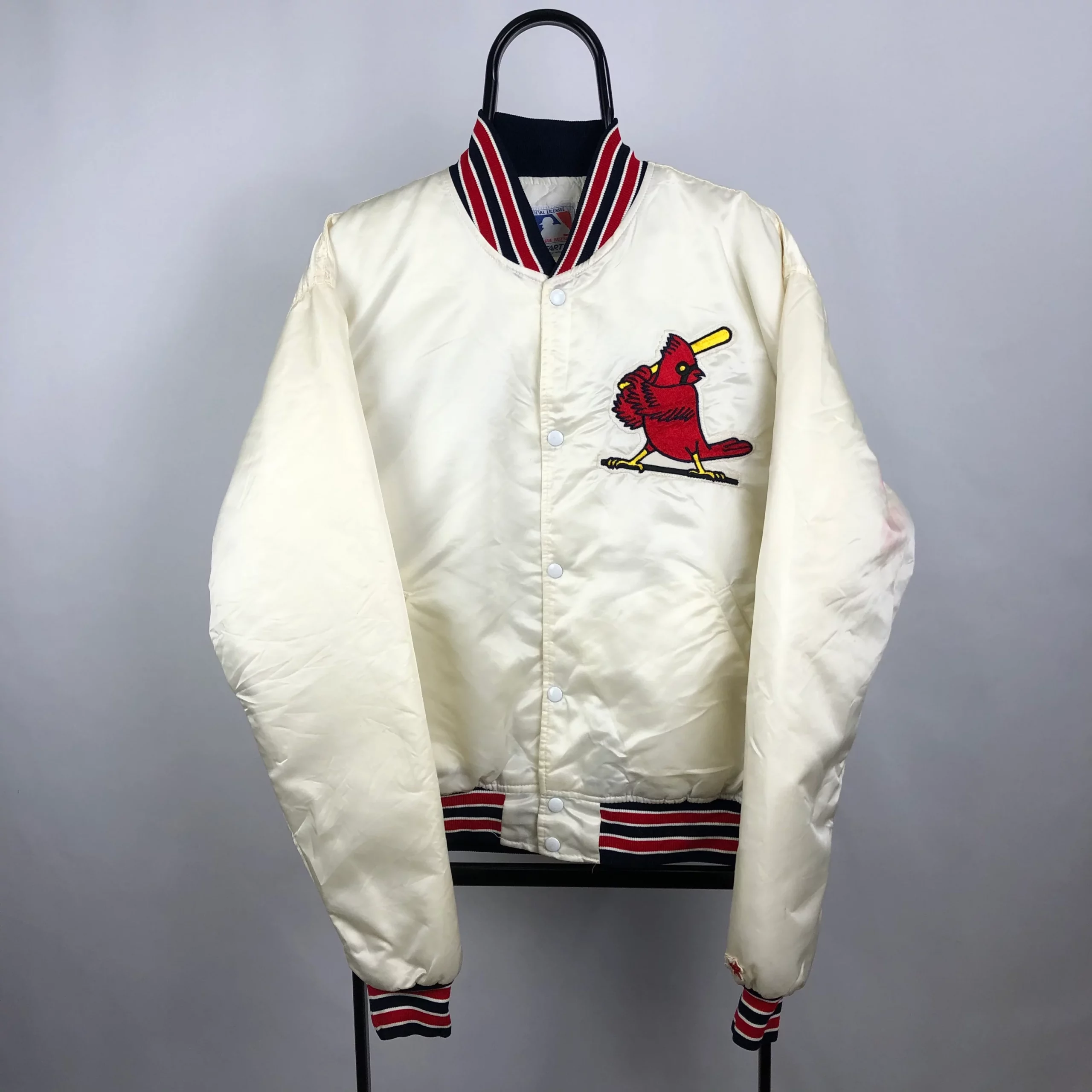 Vintage 90's St. Louis Cardinals Baseball Coaches Red Satin