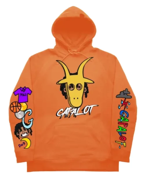 polo g orange hoodie