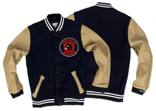 Burgess Chicago Bears 1958 Vintage Baseball Jacket