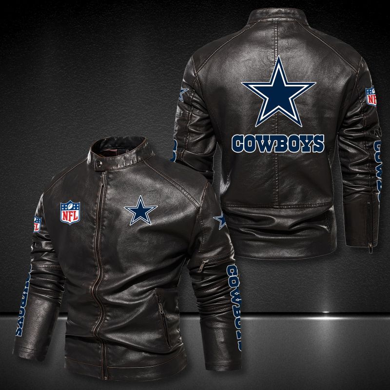 Shop Dallas Cowboys Leather Jacket - William Jacket