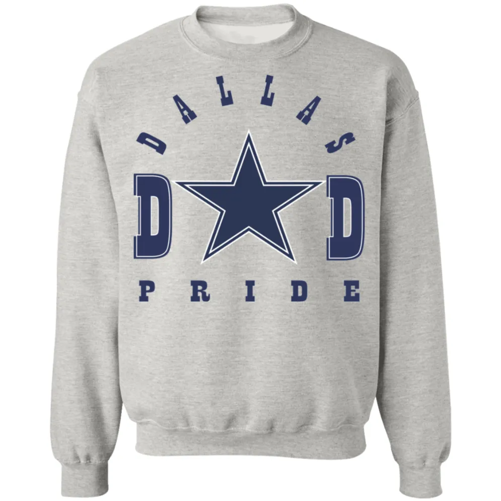 Men's OVO Heather Gray Dallas Cowboys - Pullover Sweatshirt