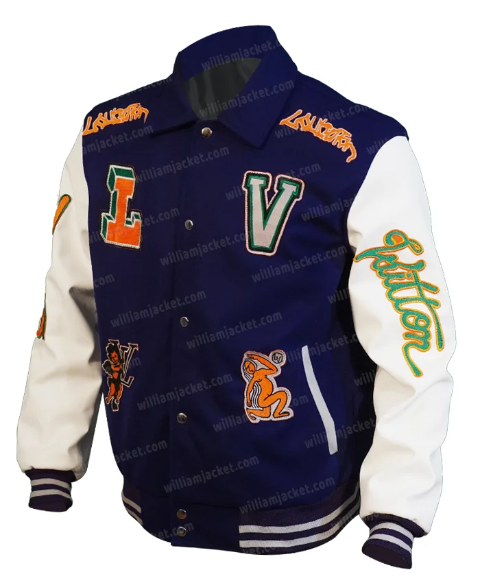 William Jacket Frank Clark LV Varsity Jacket