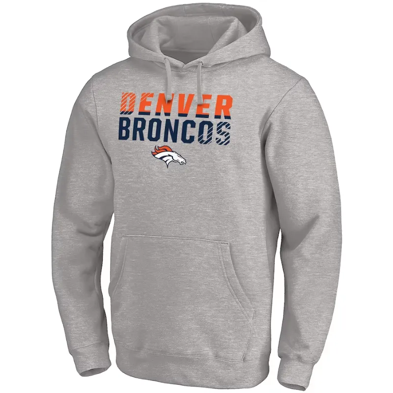 Denver Broncos Crucial Catch Club Men's Nike NFL Pullover Hoodie.