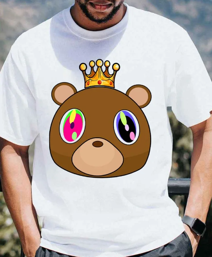 Kanye West Dropout Bear Houston Oilers Vintage Unisex T-Shirt