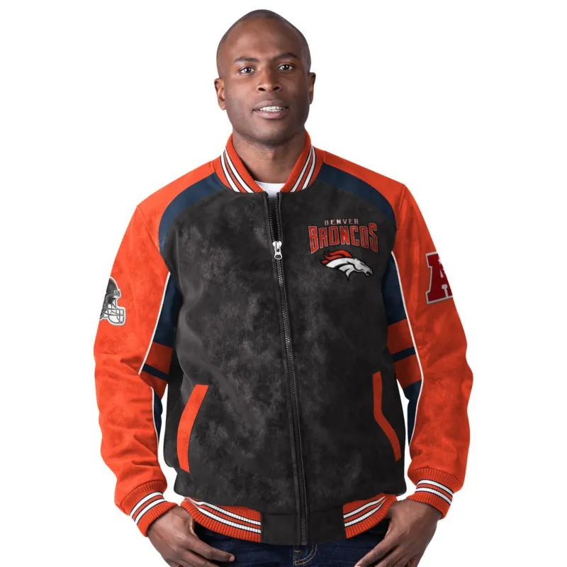 Grey Denver Broncos Team Hoodie - William Jacket