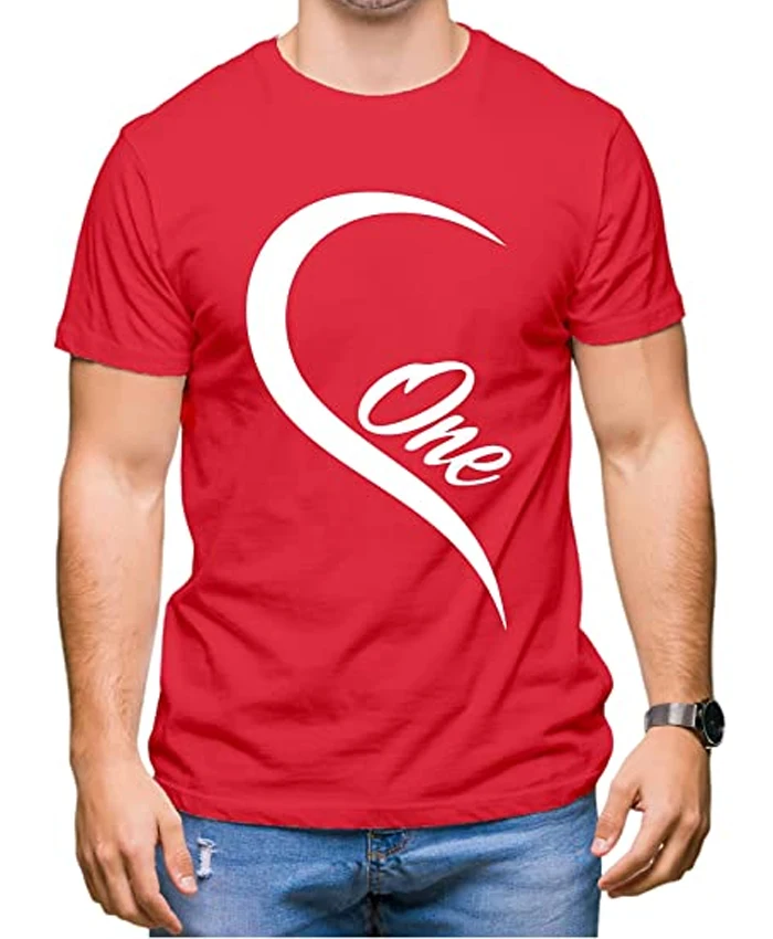 half heart, love, romantic gift Men's Premium T-Shirt