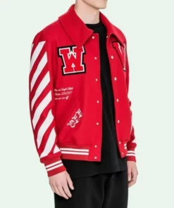 Red Louis Vuitton Varsity Jacket - William Jacket