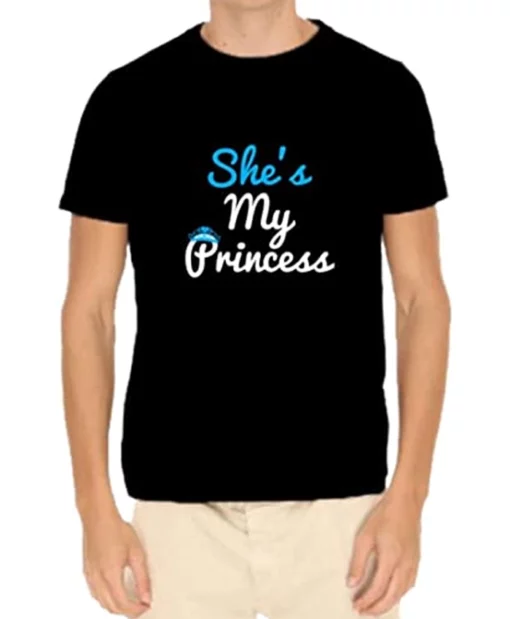 She's My Princess Valentines Day Couple Shirt For men