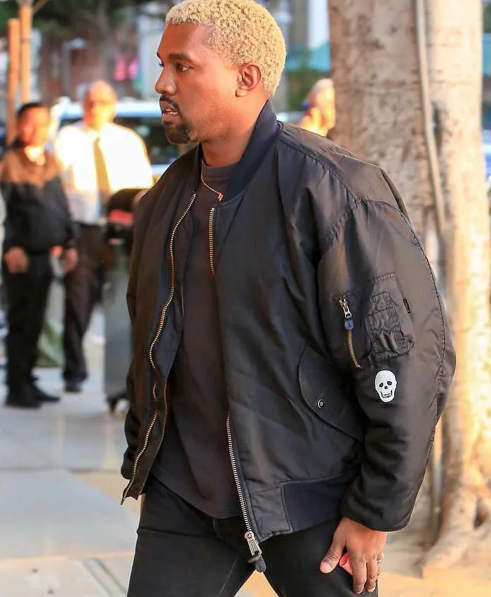 Kanye West Green Bomber Jacket For Sale - William Jacket