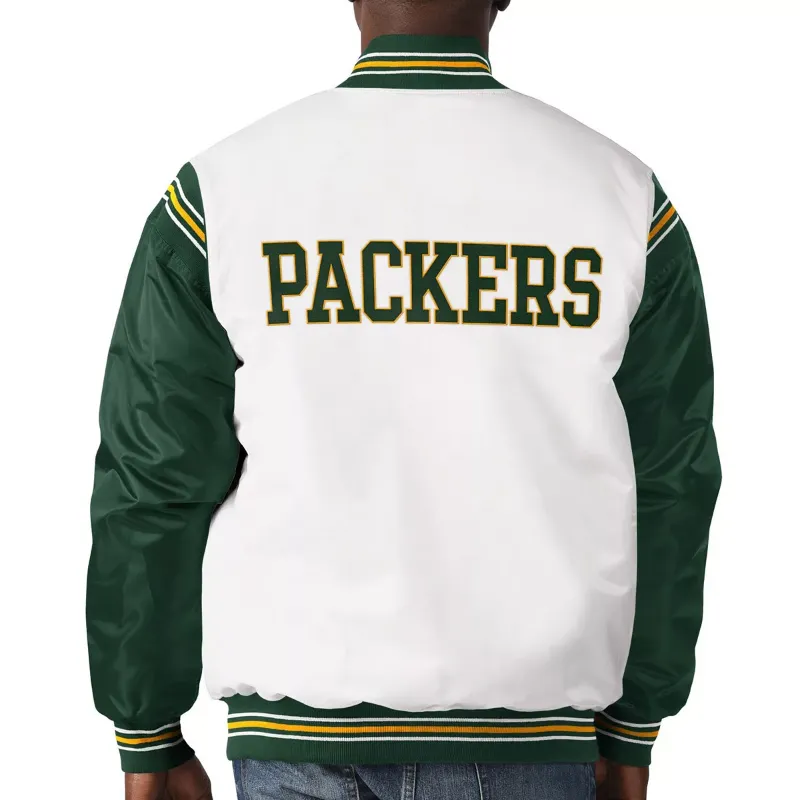 Green Bay Packers Starter Jacket For Sale- William Jacket