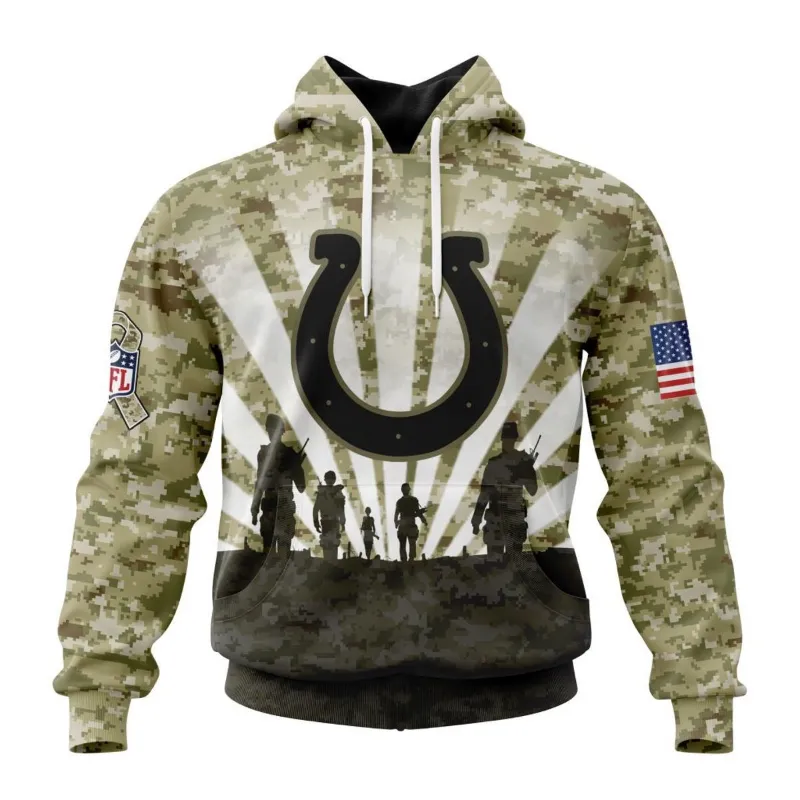 Indianapolis Colts Salute To Service Hoodie - William Jacket