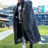 Super Bowl LVII Jalen Hurts Black Cape Coat