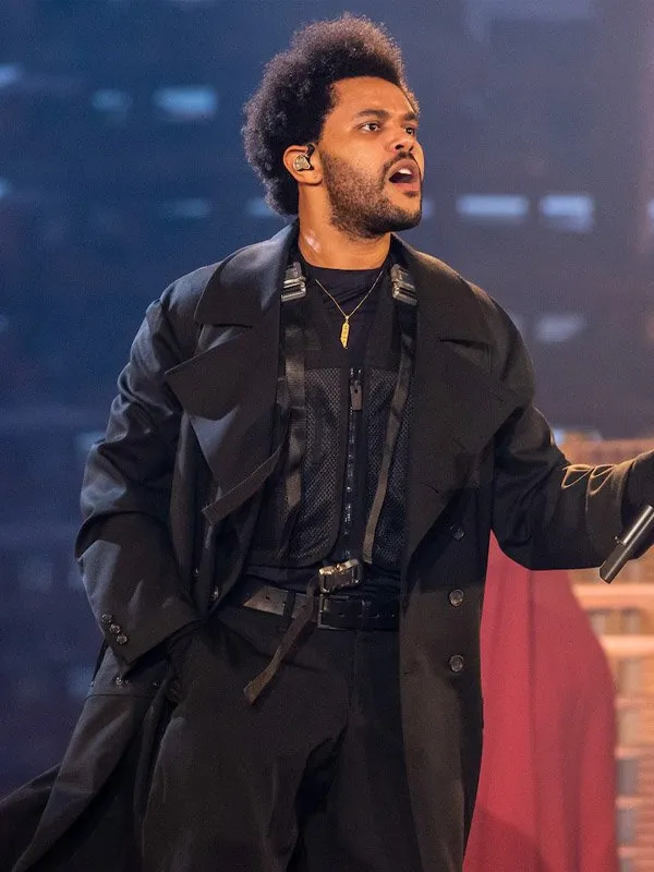 Red Suit Jacket worn by The Weeknd in his Blinding Lights music video