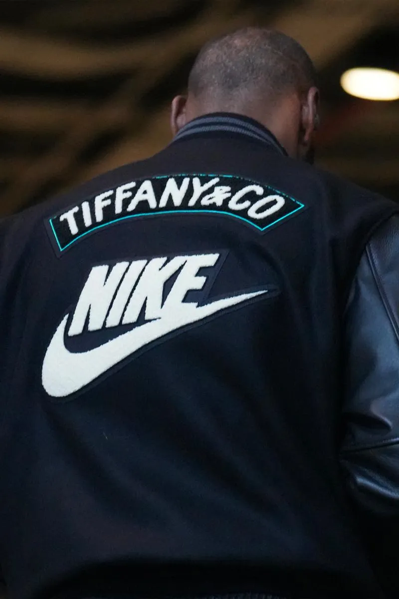 Nike Sportswear LeBron James Peacoat Destroyer Jacket Wool Leather Large