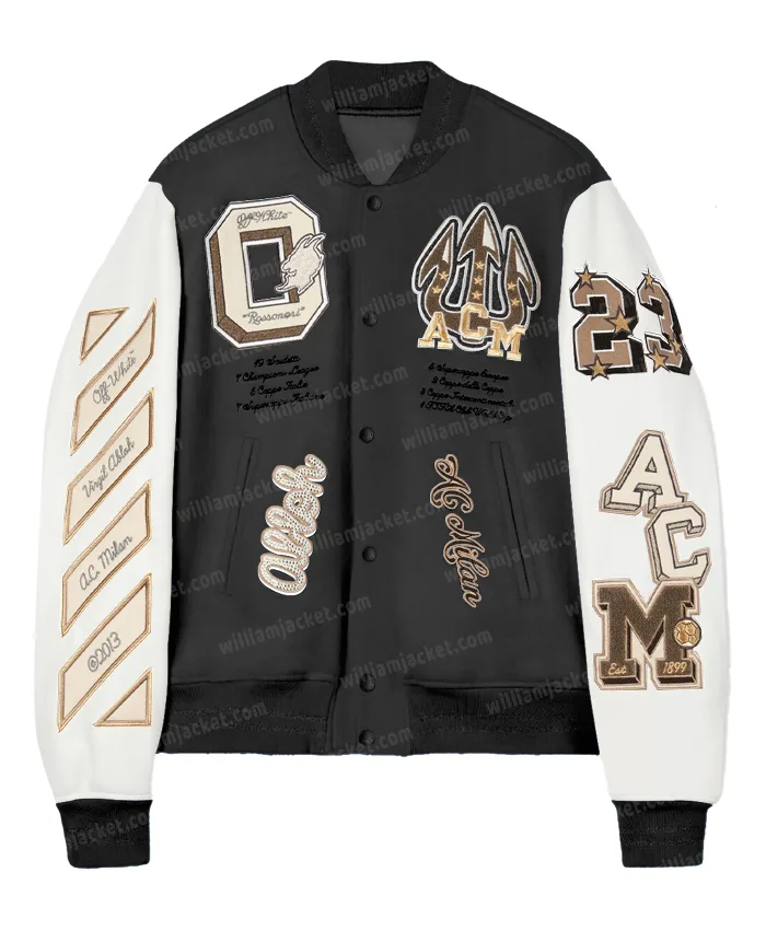 Scents and Crafts Men's AC-Milan Varsity Jacket