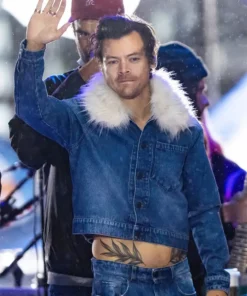 Harry Styles hand painted denim jacket size M