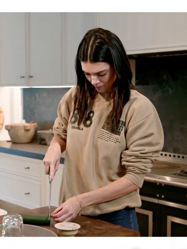 WornOnTV: Kendall's beige 818 print sweatshirt on The Kardashians, Kendall  Jenner