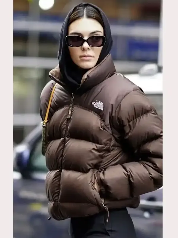 Kendall Jenner North Face Puffer Jacket