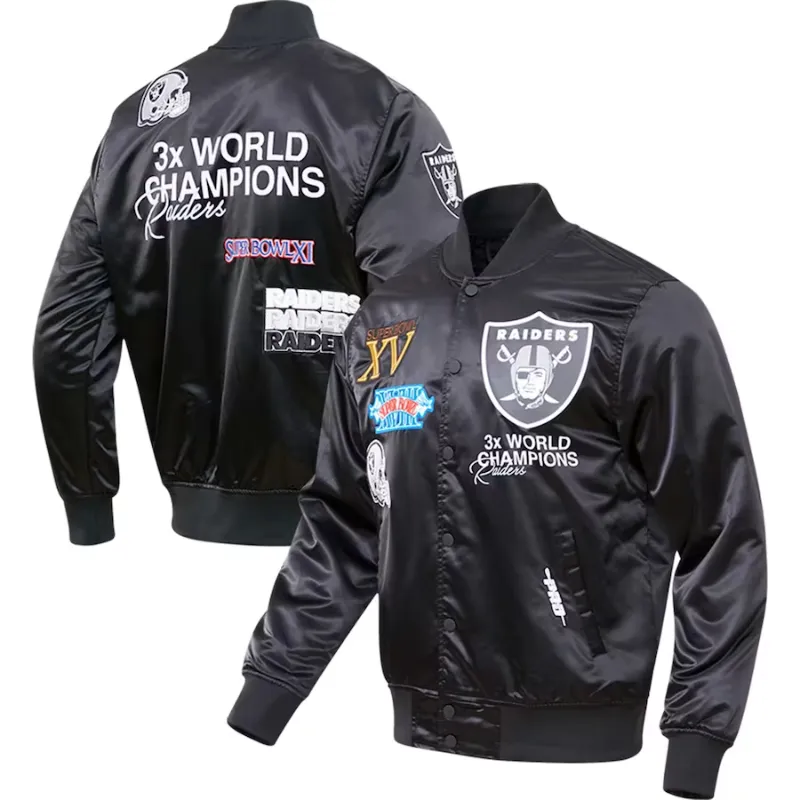 Las Vegas Raiders Leather Jacket - William Jacket
