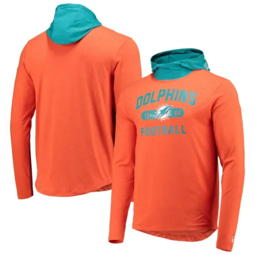 Miami Dolphins New Era Pullover Hoodie.1